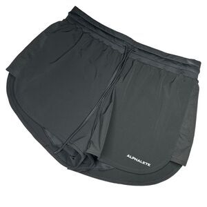 Alphalete Women's Black Lined Running Shorts Athletic Size Large‎